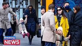 Bradley Cooper and Irina Shayk look happy with their daughter Lea | Paparazzi News