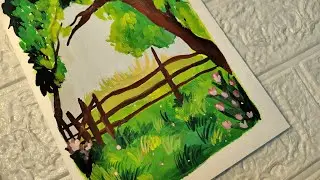 Painting with gouache for the first time ✨🍃 || Art vlog|| 