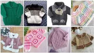 baby sweater bunai designtwo colour sweateNew hand knitted multi colour sweater design