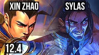XIN ZHAO vs SYLAS (MID) | 6 solo kills, 1.7M mastery, 600+ games, Godlike | KR Master | 12.4