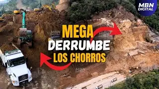 Mega Derrumbe en los Chorros Provoca Caos Vehicular