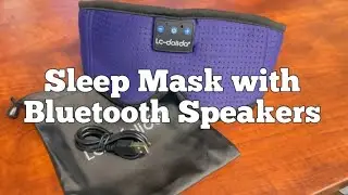 Get a Bluetooth Sleep Mask With Headphones to Help You Sleep Through the Night!