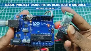 Bluetooth Controlled LED Using Arduino Uno & HC-05 | Arduino Projects | Telugu Projects