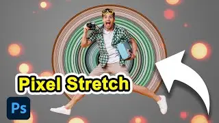Pixel Stretch Effect in Photoshop Tutorial 🍭