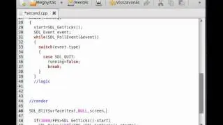 SDL tutorial 9 - SDL_ttf