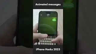 Animated messages. #hacks #iphone #tips #tricks #iphone12 #iphone14 #iphonehacks #iphonexr #iphone11