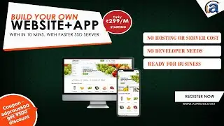Build You Own Website & App within 10 mins. No Coding required.| Adprous