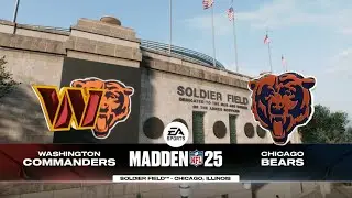 Madden 25 - Washington Commanders @ Chicago Bears - 2024-25 Free Agency Rosters