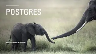 DJANGO - 1  POSTGRES INSTALLATION MACOS
