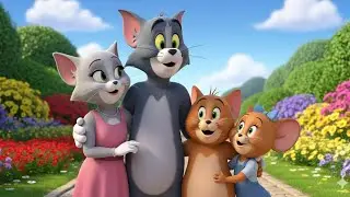 Tom and Jerry with Spike the Dog | Funny Cartoon Short