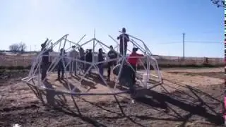 Shelter Dome PVC Structure Build