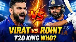 Virat Kohli vs Rohit Sharma T20 International Stats Comparison | King vs Hitman | Who is Best?