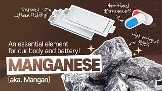 Introducing Manganese, a cathode material that improves the stability of lithium-ion batteries!