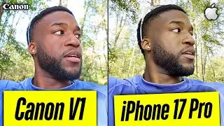 iPhone 17 Pro против Canon V1 (тест видеоблога и сравнение камер)