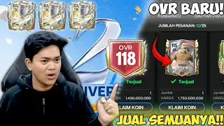 OVR BARU 118, JUAL SEMUANYA DEMI ZIDANE? LUCIO? & RONALDINHO? EVENT ANNIVERSARY!! - EA FC MOBILE 25