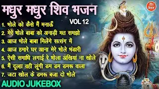 मधुर मधुर शिव भजन Vol 12 | Shiv Ji Ke Non Stop Bhajan | Shivratri Ke Madhur Bhajan [AUDIO JUKEBOX]