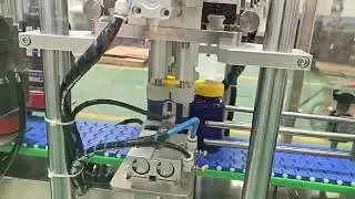 Automatic powder bottle capping machine export to Brazil