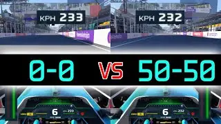 Maximum Downforce VS No Downforce in F1 22