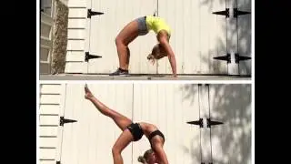 One Legged Wheel Pose: One Day Apart!