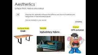 GCSE - Selecting Materials and Components