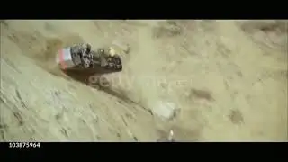 The swram train crash slow mo
