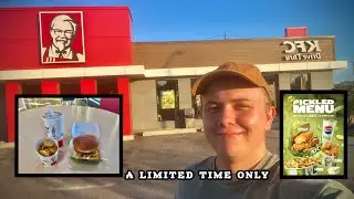 I reviewed dill pickle chicken sandwich combo ￼ from KFC