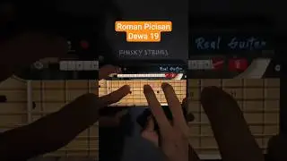 Roman Picisan - Dewa 19 interlude cover Real Guitar app #guitarcover #realguitar #dewa19