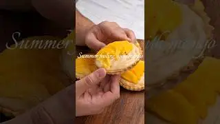 Mango Tart Dessert 🍋🍰 | Creamy, Fresh & Tropical Bliss