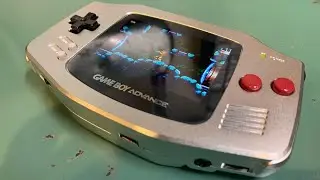 Gameboy Advance Boxy Pixel Build: Part 5 - Power Hook Up, Amp Move, Closing.
