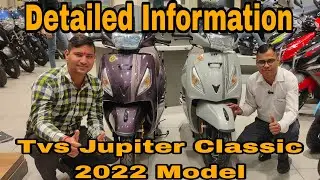 New Tvs Jupiter Classic 2022 Model || Detailed Information Review in Hindi @Motorsguru