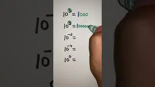 Power of 10 | Exponents tricks #exponents #algebra #mathtricks #mathstricks #shorts