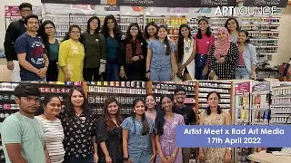 Artist Meet x Rad Art Media | 17th April 2022 | Art Lounge #artist #art #artistmedia #artistscreate