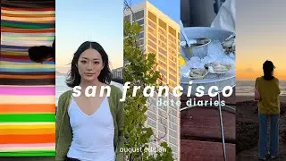 august date diary ✿ things to do in SF (hog island, sushi, sunset at ocean beach & exploratorium!)
