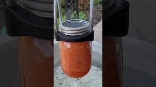 How to Make Fresh Garden Salsa and Waterbath Can It #howto #cooking #recipe #preserving