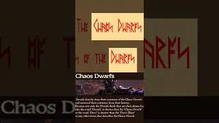 Why  Dwarfs Removed Chaos Dwarfs from their History and Deny their Existence