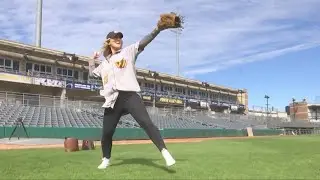 13 News This Morning team takes on WV Power baseball