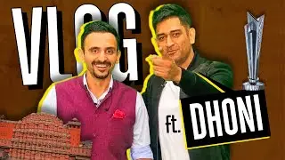 I caught up with DHONI ahead of the T20 World Cup | Vlog Overs EP66 | ft. MS Dhoni | Jatin Sapru