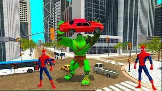 Incredible Monster City Hero Battle Mission 2021 - car games - android gameplay