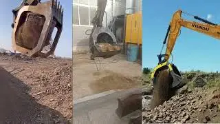 Ytct china factory price 360 degree rotary screening bucket for excavator