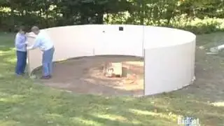 DIY Swimming Pool / Installing a Radiant Metric Pool