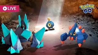 Ganhe Muito XP! Roggenrola e Gigalith✨ Shiny no Pok&eacute;mon GO &bull; Hora do Holofote