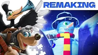 Remaking Freezeezy Peak from Banjo-Kazooie!