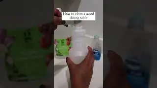 How to clean a wood dining table