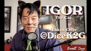 DandE Saga: IGOR THE CAT takes over Daisuke Tsuji's Twitch