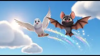 Learn Flying Animal Names &ndash; Birds & Bats! 🕊️🦇 | Learn Animals for Kids | Fun Educational Video