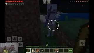 НУБ ПОСТРОИЛ БАЛКОН/ НОЧЬНАЯ ПРОГУЛКА /УБИЛ СКЕЛЕТА/ Нубик Мультик/ Minecraft ПАПА PLAY! # 02