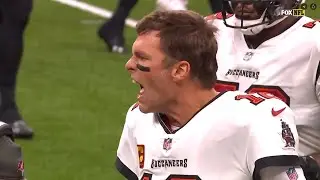 Tom Brady curses at Chauncey Gardner-Johnson after a perceived no-call