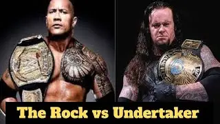 The Rock vs undertaker WWW Full Career Comparison Life History Analysis