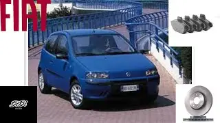 Fiat punto disques et plaquettes de frein