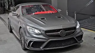 Mercedes S63 AMG Cabrio Mansory Black Edition - Driving & Sound